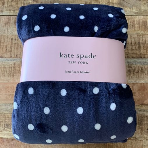 K Spade Dark Green Plush Fleece Throw Blanket 50 x 70 K Spade Dark Green Plush Fleece Throw Blanket 50 x 70
